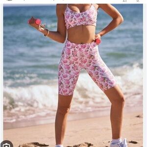 LoveShackFancy work out biker shorts